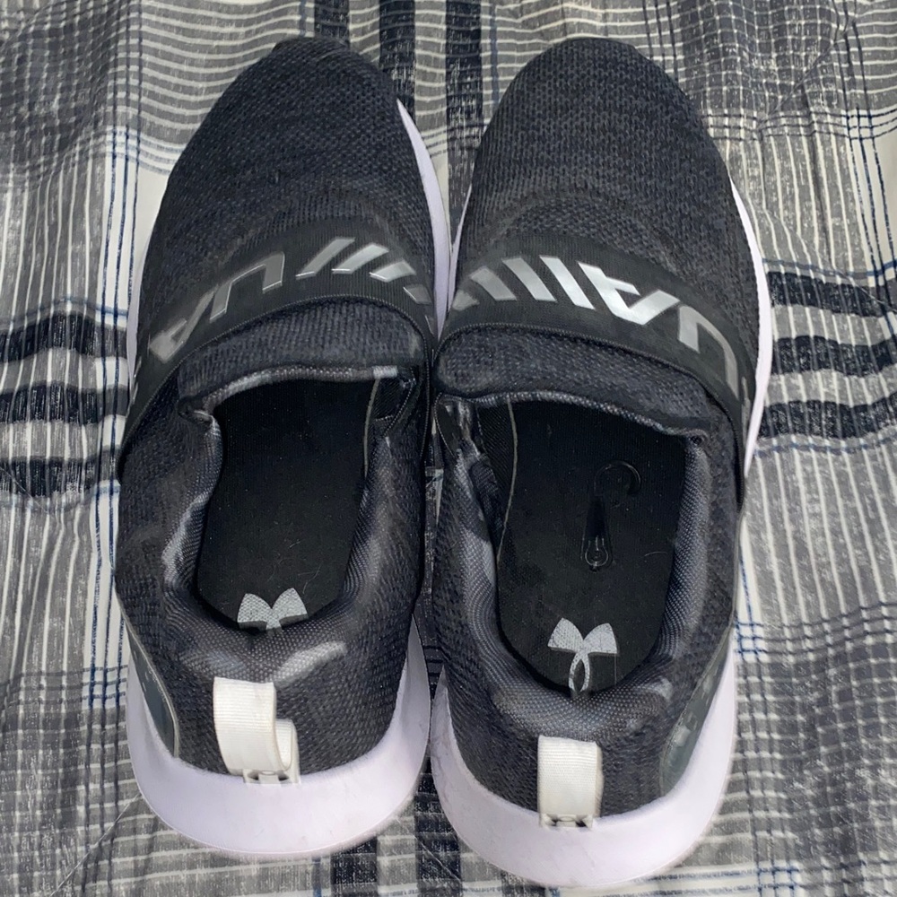 Under Armour Men's Black Slip-On Sneakers - Picture 2 of 5